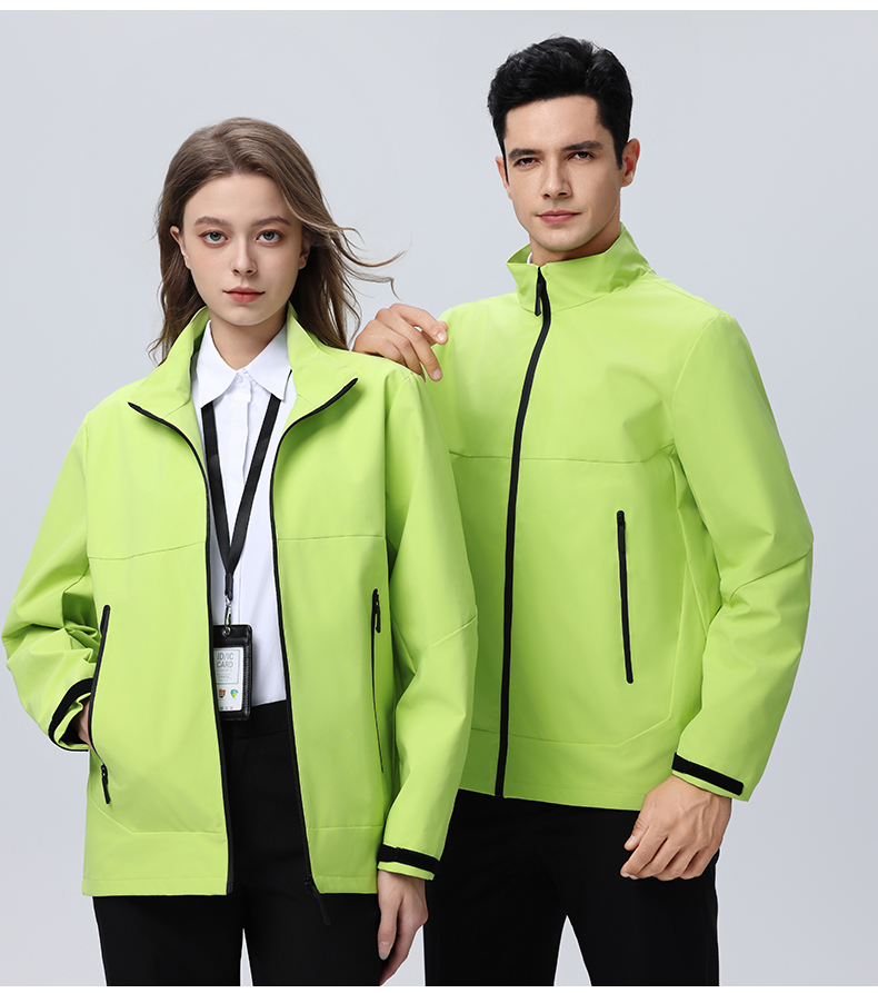 Spring and autumn waterproof hard shell single layer jacket L04-C2405