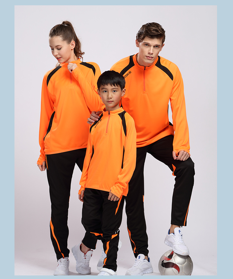 Comfortable breathable football training suit tops for adults G16-5523 ​​adult tops