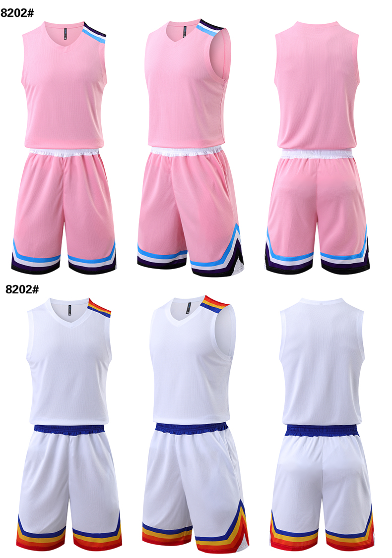 V-neck quick-drying sports basketball uniform GB14-8202