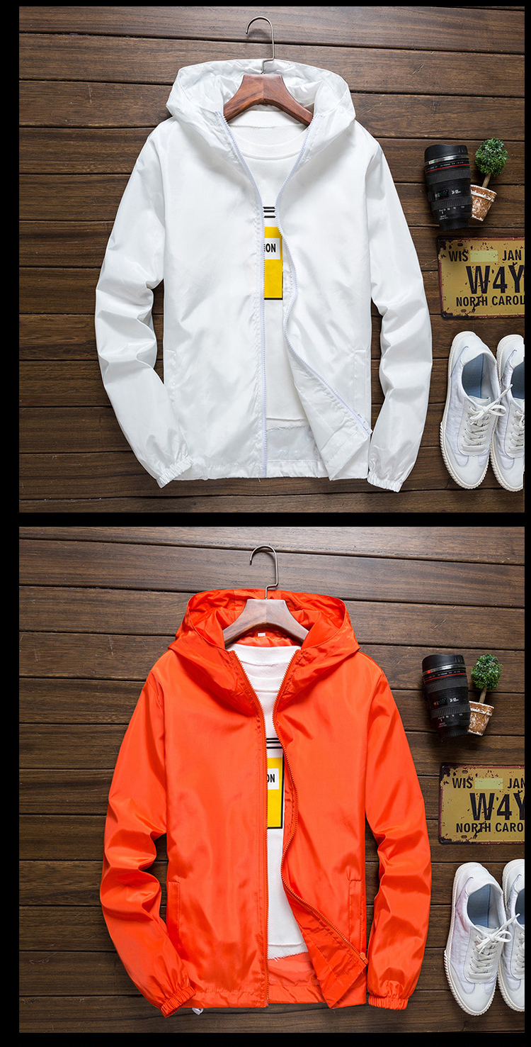 Casual hooded jacket universal style B17-8865