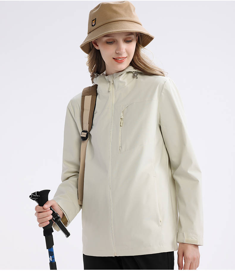 High elastic spring fabric waterproof breathable single layer jacket L04-C2211