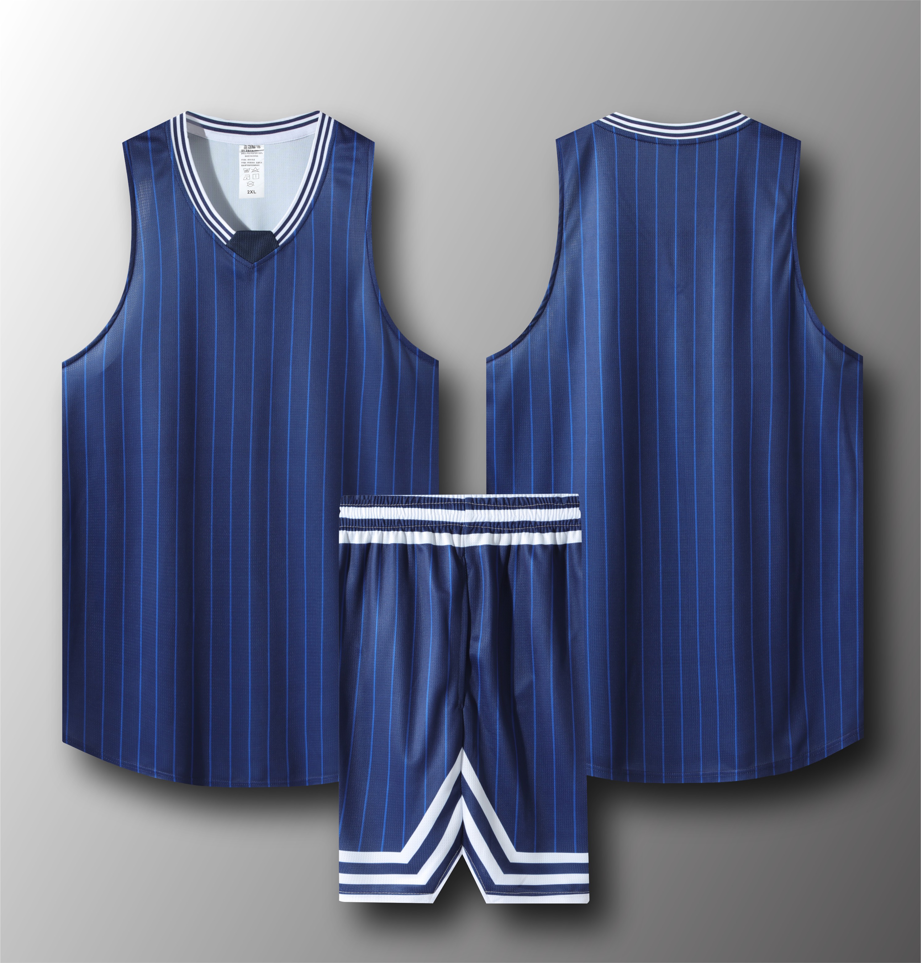 American Drew League breathable sports basketball uniform set 120-1925