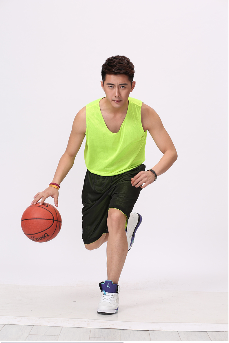 Quick-drying breathable double-sided training basketball uniform GJ4-5101 adult version