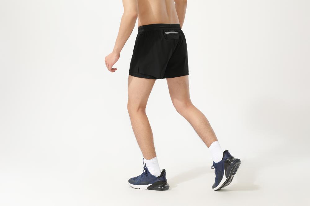 Track and field running shorts with back zipper pockets GJ3-3904