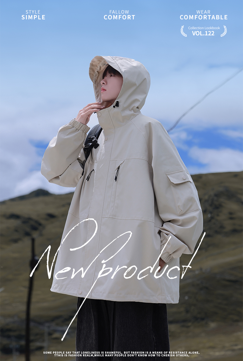 Outdoor single-layer jacket spring and autumn thin jacket KJ3-CYJK9275