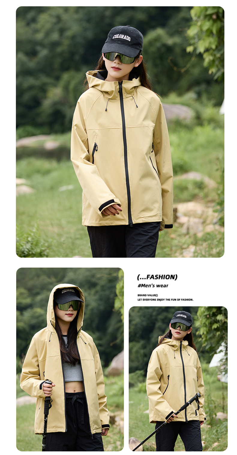 Couple outdoor single layer jacket KL1-6697