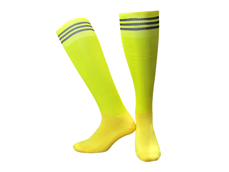 Towel bottom solid color mid-length football socks for adults GY9-CTM004