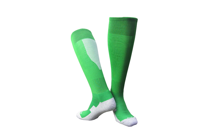 Staple fiber towel bottom solid color football socks children football socks GY9-ETM012