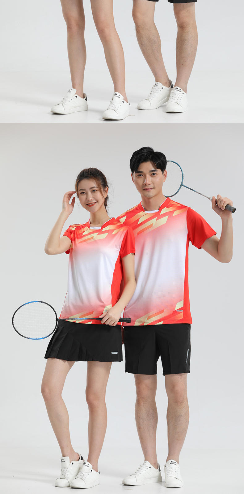 Competition quick-drying lapel short-sleeved training suit general style 110-1810