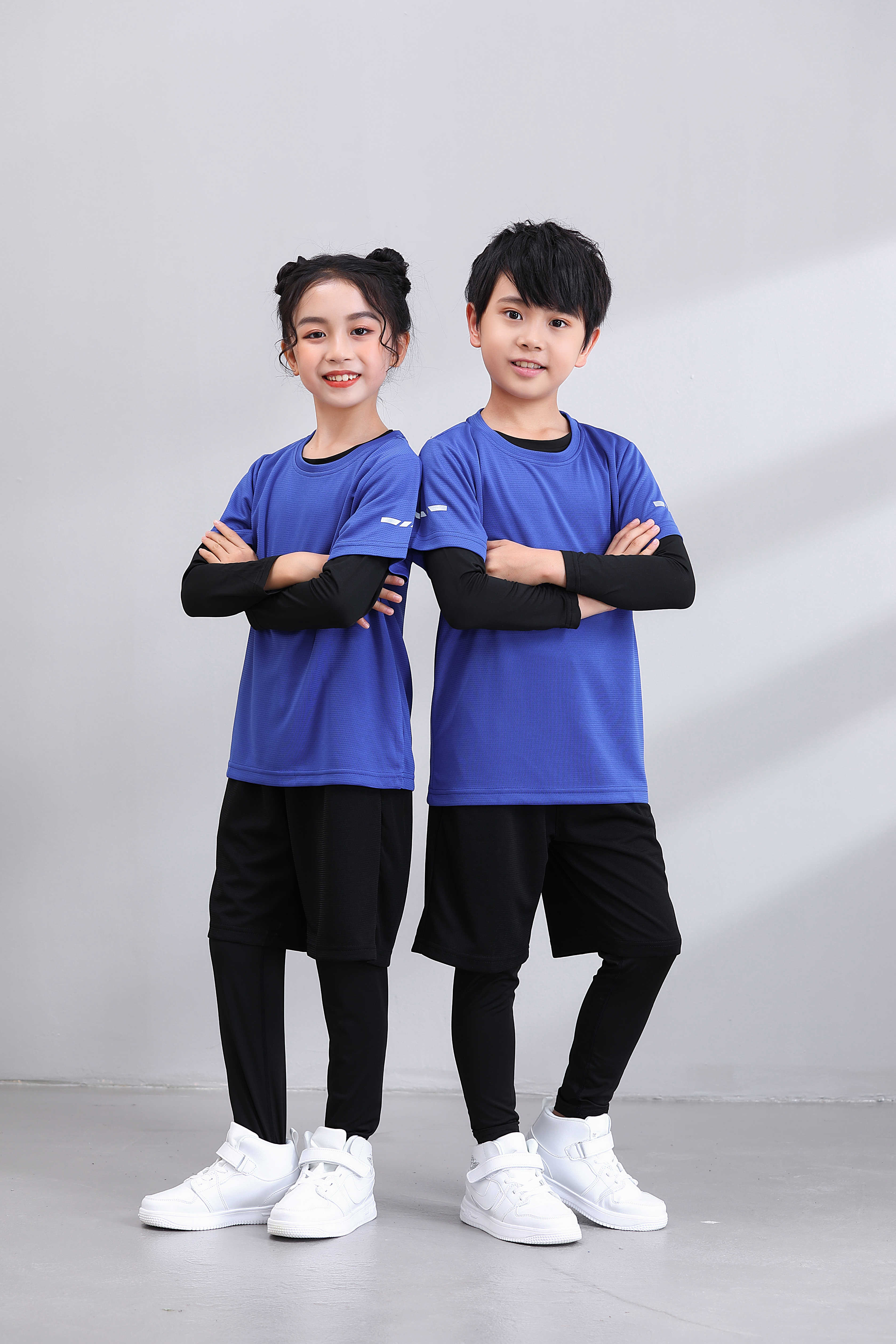 Solid color casual sports shorts for adults and children (European size) GJ4-S906