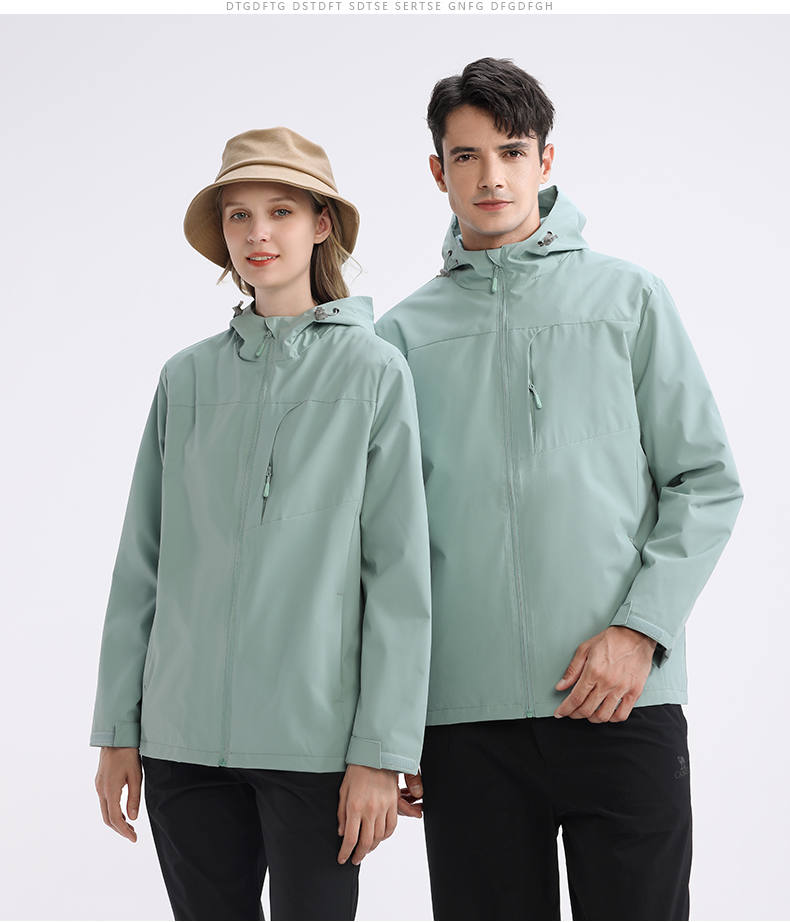 High elastic spring fabric waterproof breathable single layer jacket L04-C2211