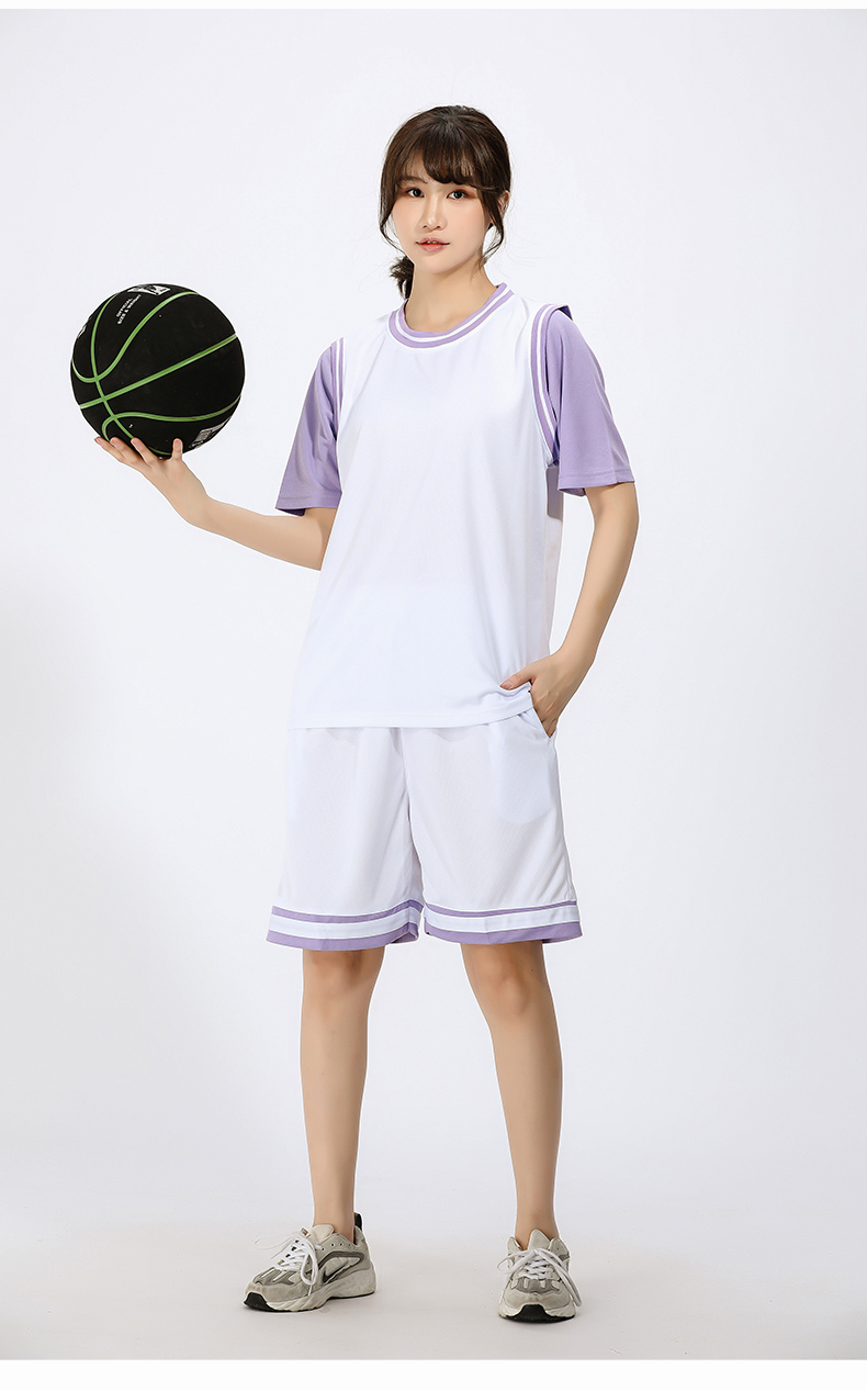 Quick-drying sports fake two-piece basketball suit GB12-A33