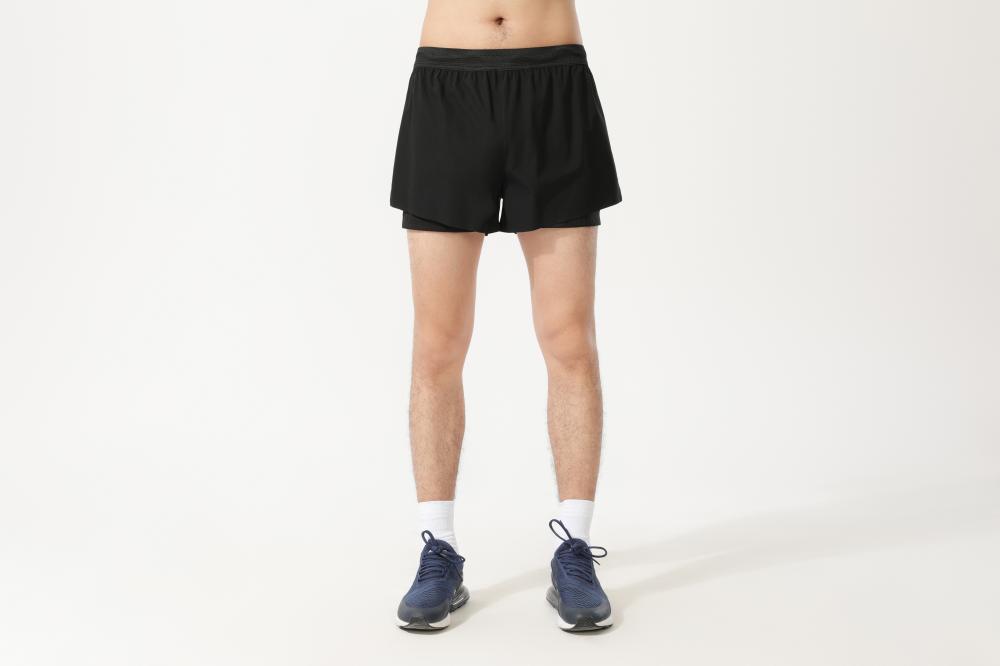 Track and field running shorts with back zipper pockets GJ3-3904