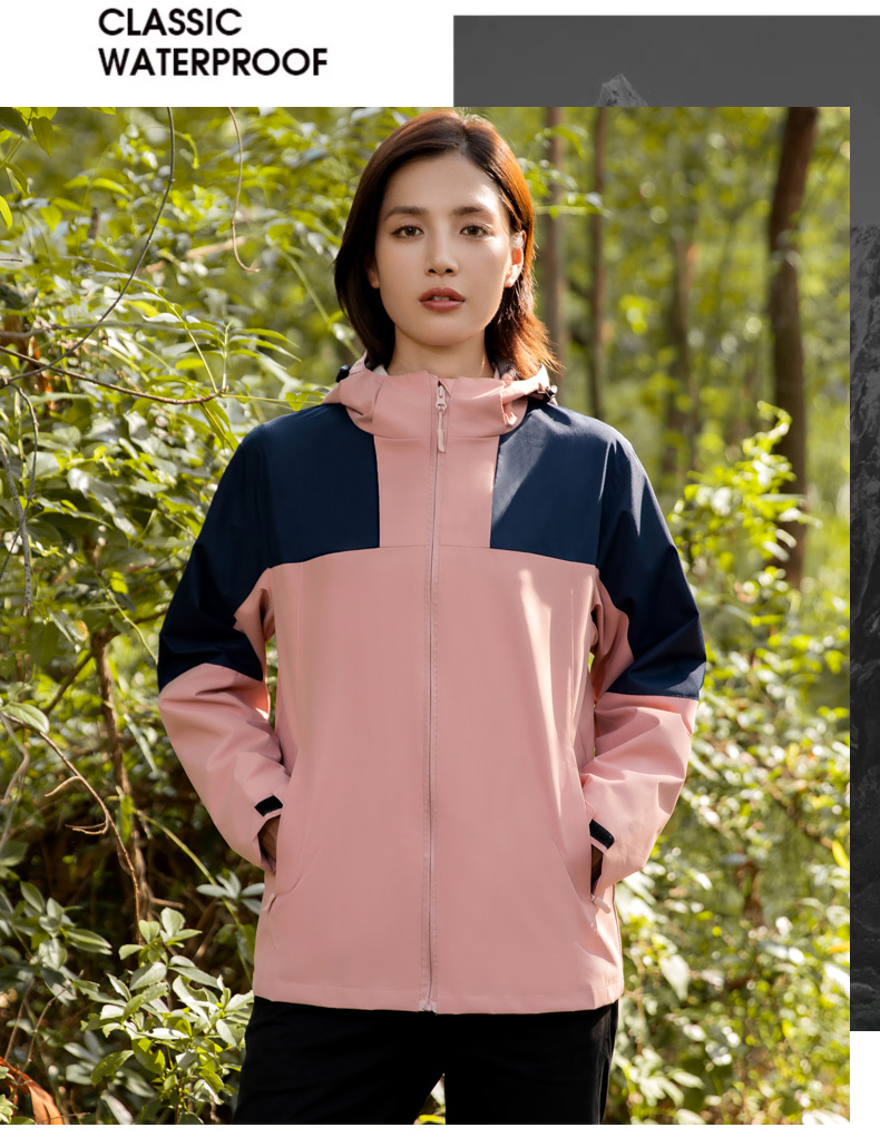 Polyester pongee windproof single layer jacket 158-3099