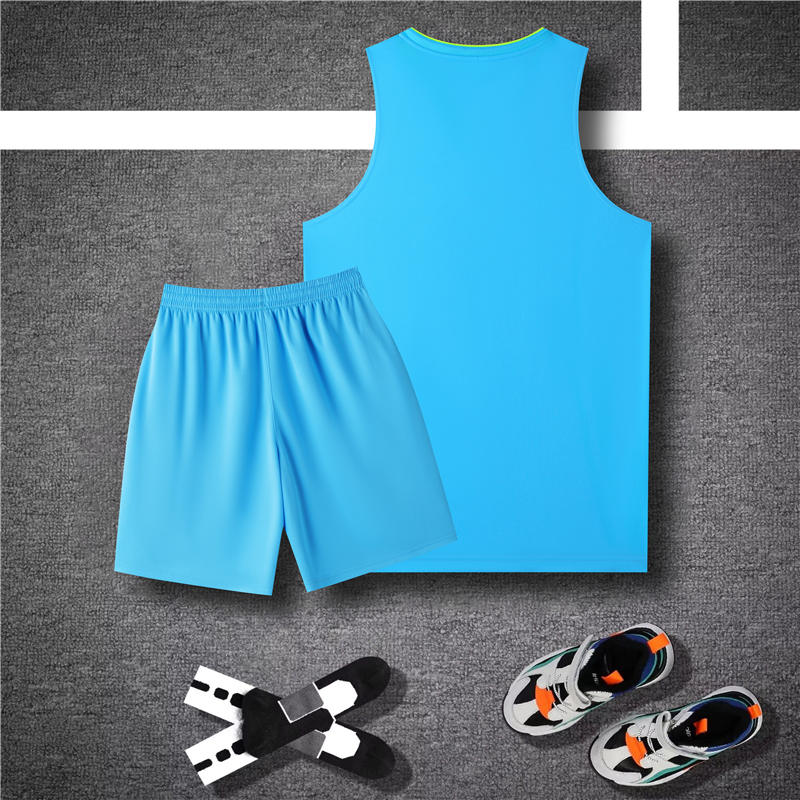 Vertical striped Mitong sports basketball uniform set 120-1931