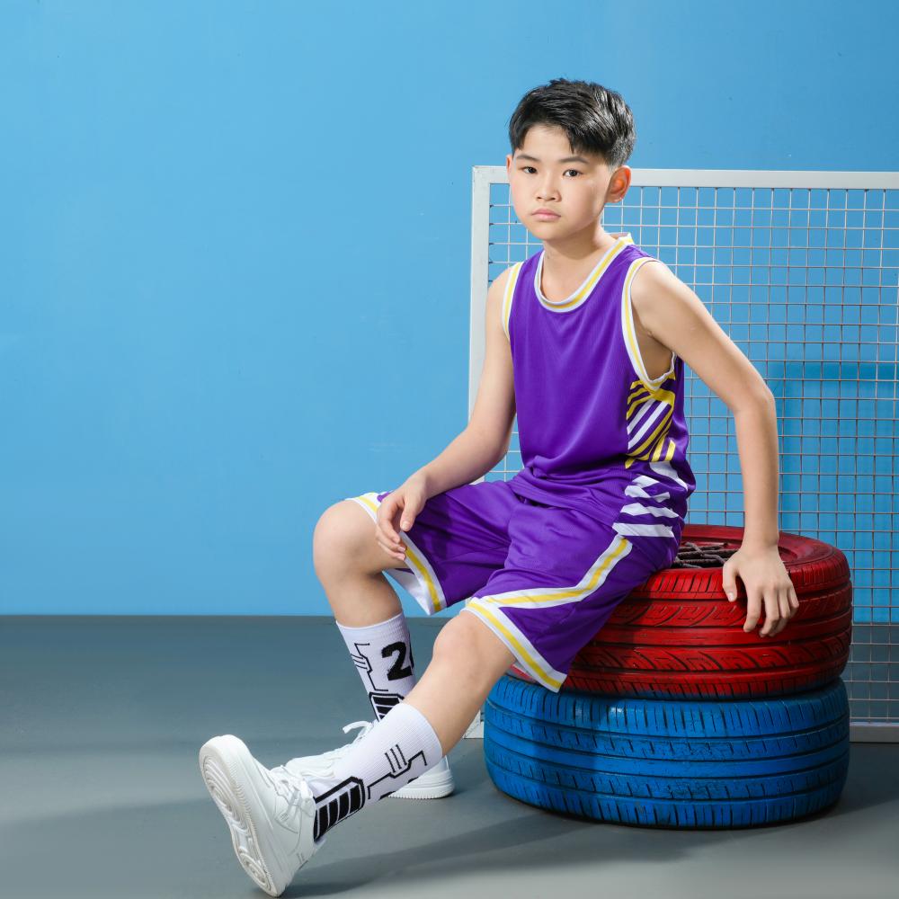 Sports training comfortable breathable basketball uniform adult suit GY1-713