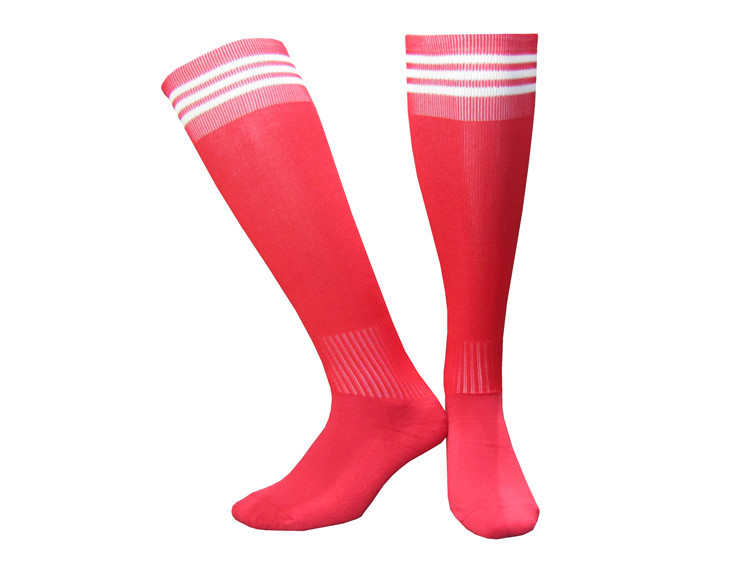 Towel bottom solid color mid-length football socks for adults GY9-CTM004