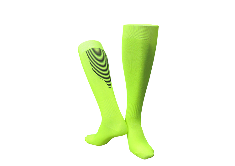 Short fiber plain weave solid color children football socks GY9-EDP512