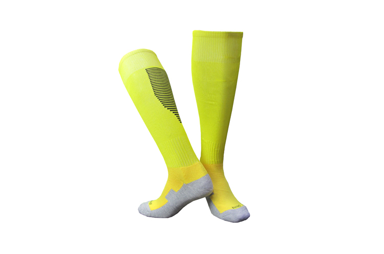 Staple fiber towel bottom solid color football socks children football socks GY9-ETM012