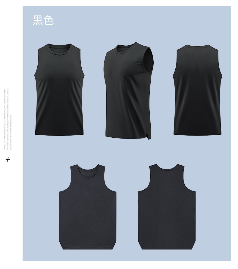 Sports casual round neck sleeveless vest GM6-83606