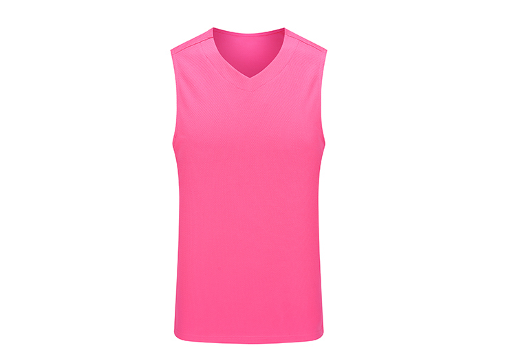 Breathable and perspiration-wicking V-neck solid color vest for men and women GJ4-8002