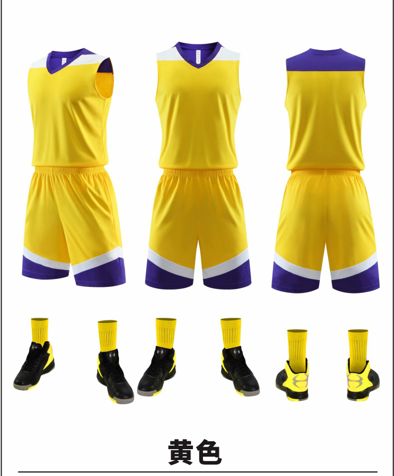 Color matching quick-drying sports basketball suit 176-L050