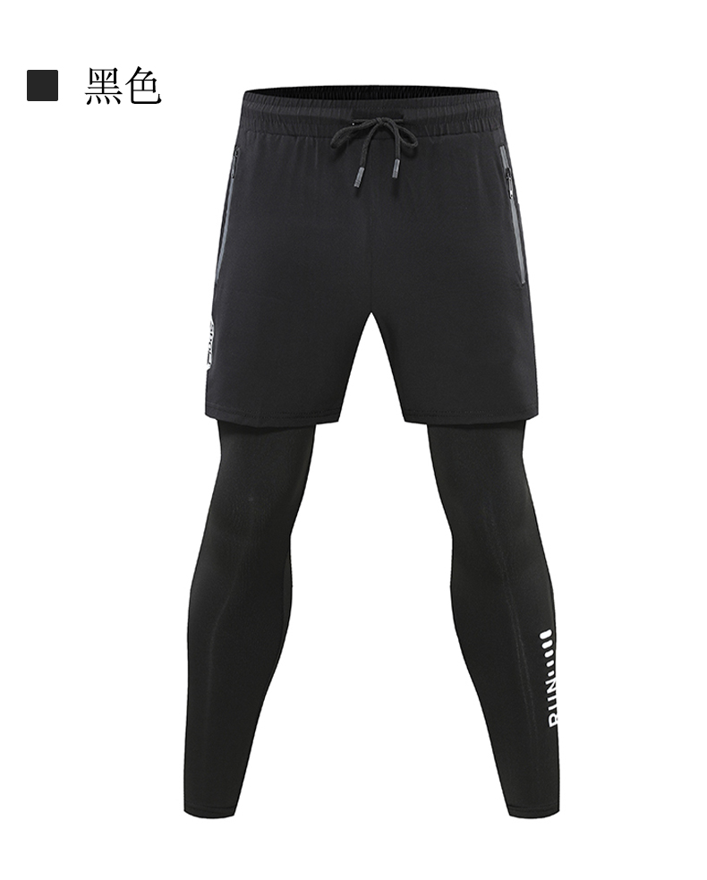 Outdoor breathable sports trousers fake two-piece G19-2216