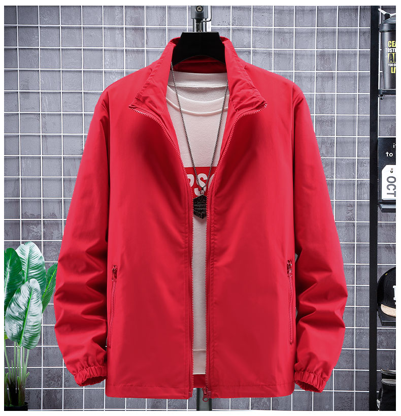 Casual stand collar jacket universal style B17-8819