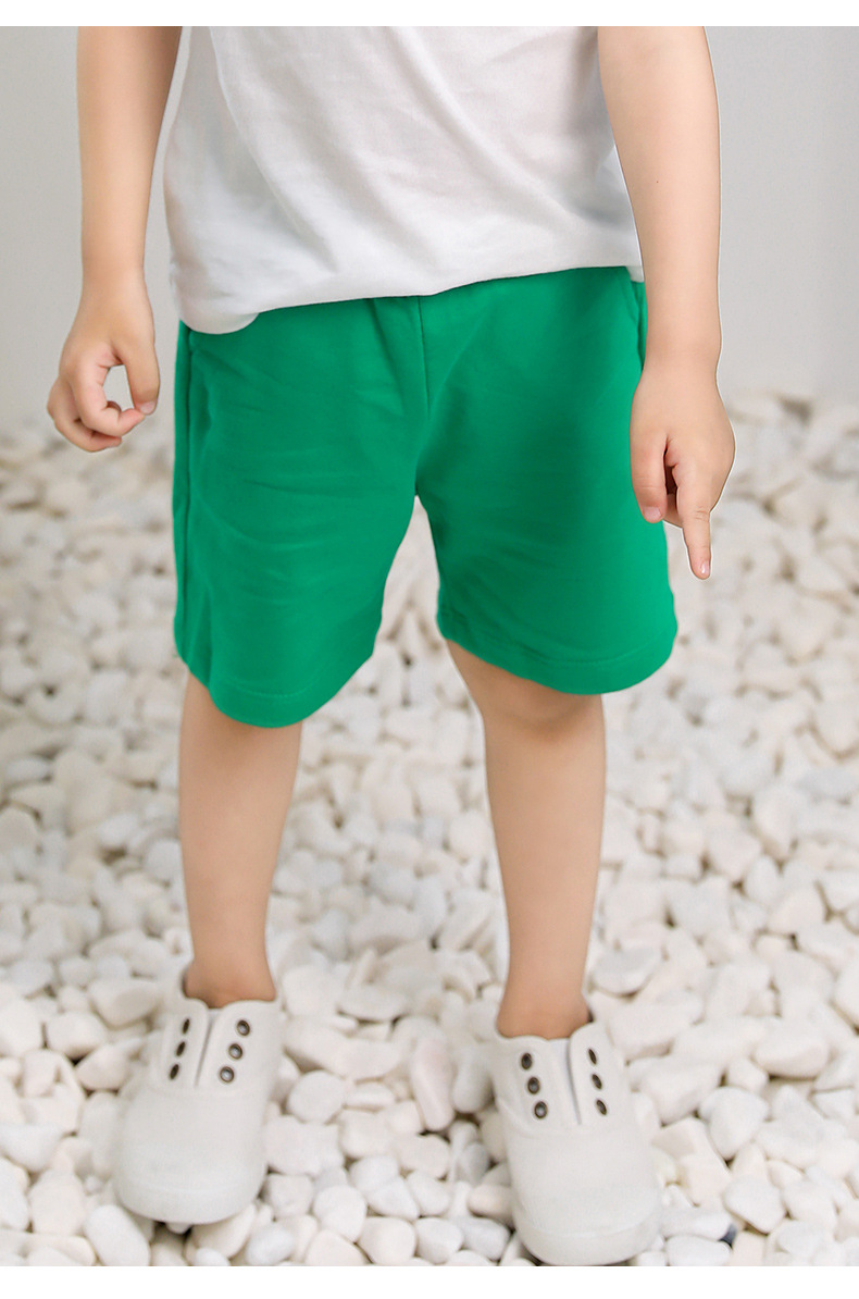 Cotton shorts for kids D31-knitted shorts