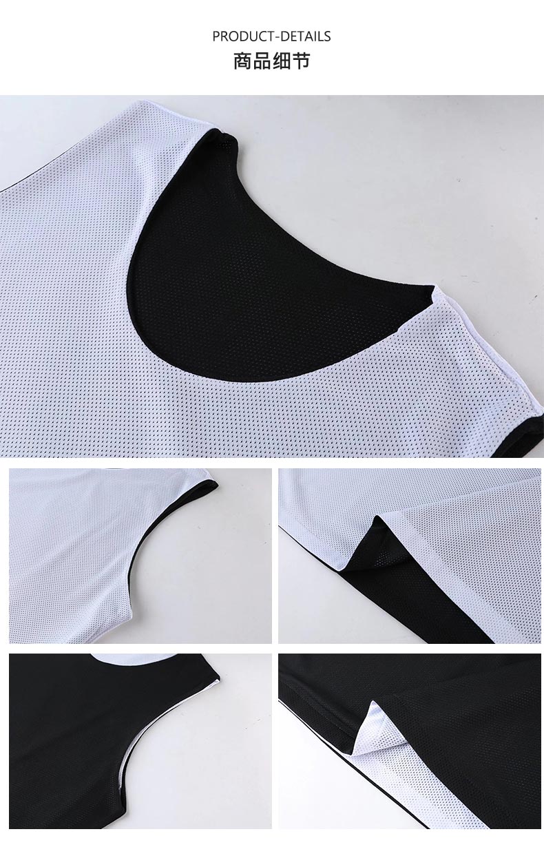 Leisure sports double-sided basketball vest top GLT-6006