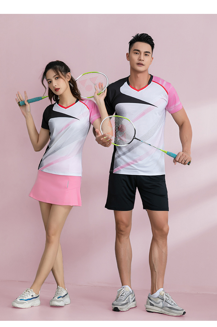 Spandex single-sided feather pattern short-sleeved competition training suit GR8-1258 women