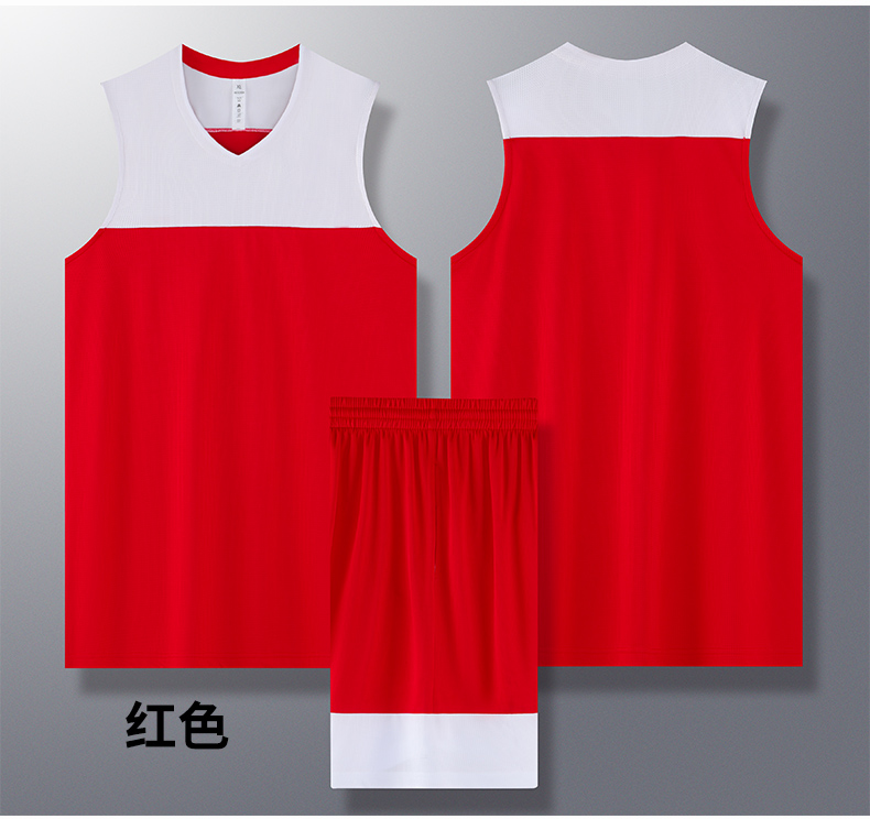 Breathable training and competition basketball suit suit for adults GB12-A015 for adults