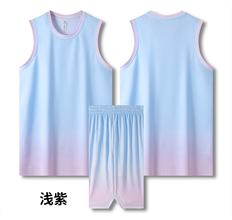 Quick-drying sports gradient basketball suit adult GB12-A017 adult