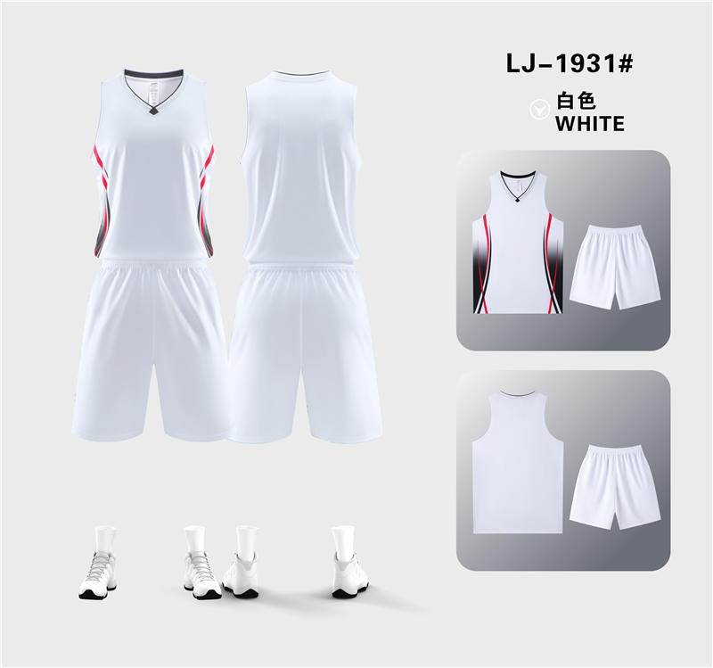 Vertical striped Mitong sports basketball uniform set 120-1931