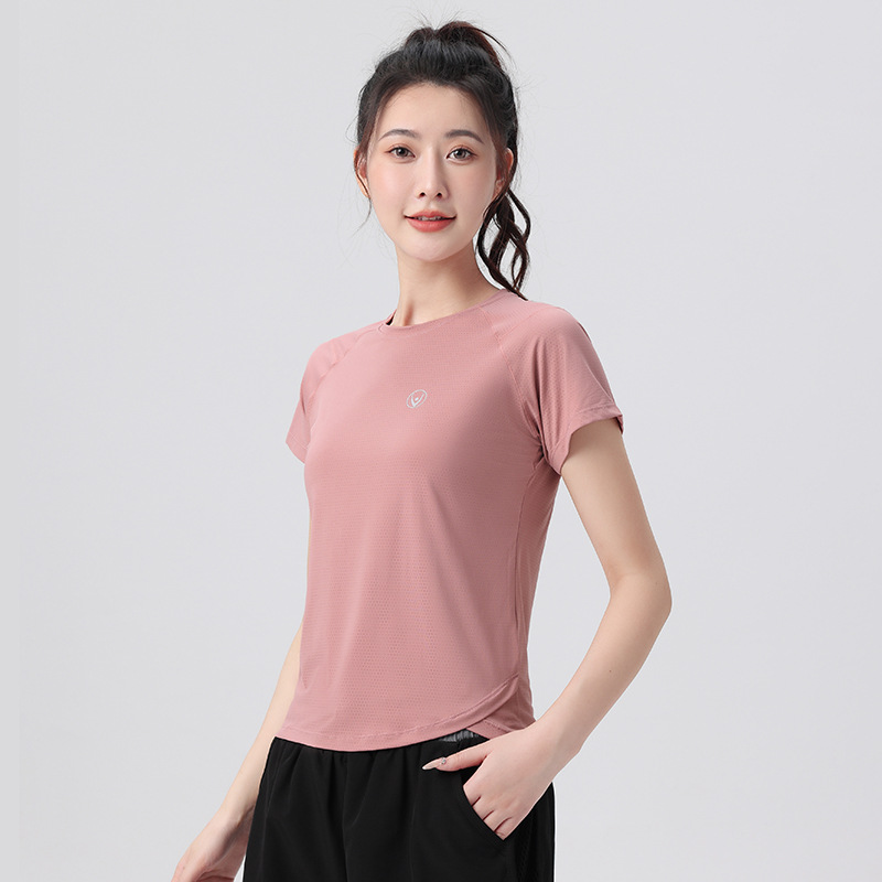 Sports Fitness Short Sleeve Yoga Clothes Women W18-DX-012