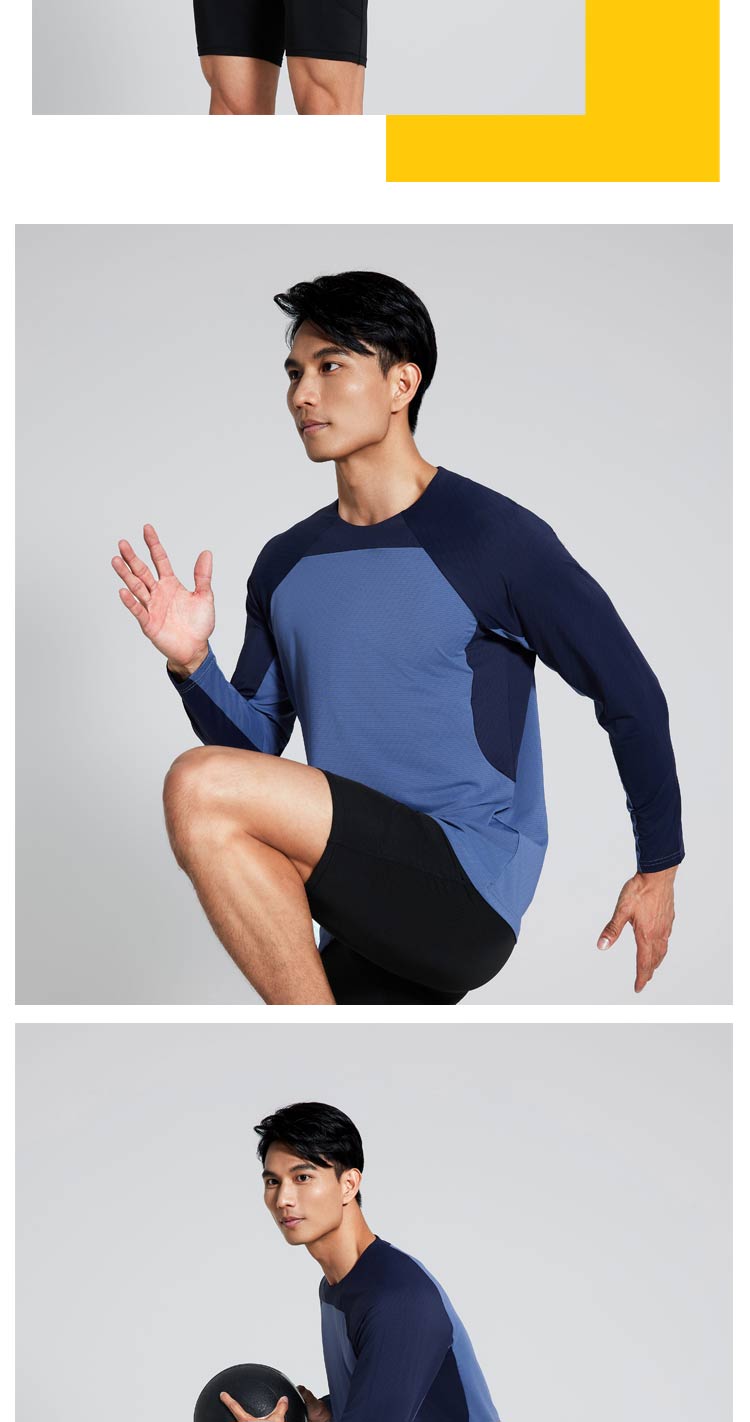 Sports quick-drying long-sleeved running fitness T-shirt GR9-2404