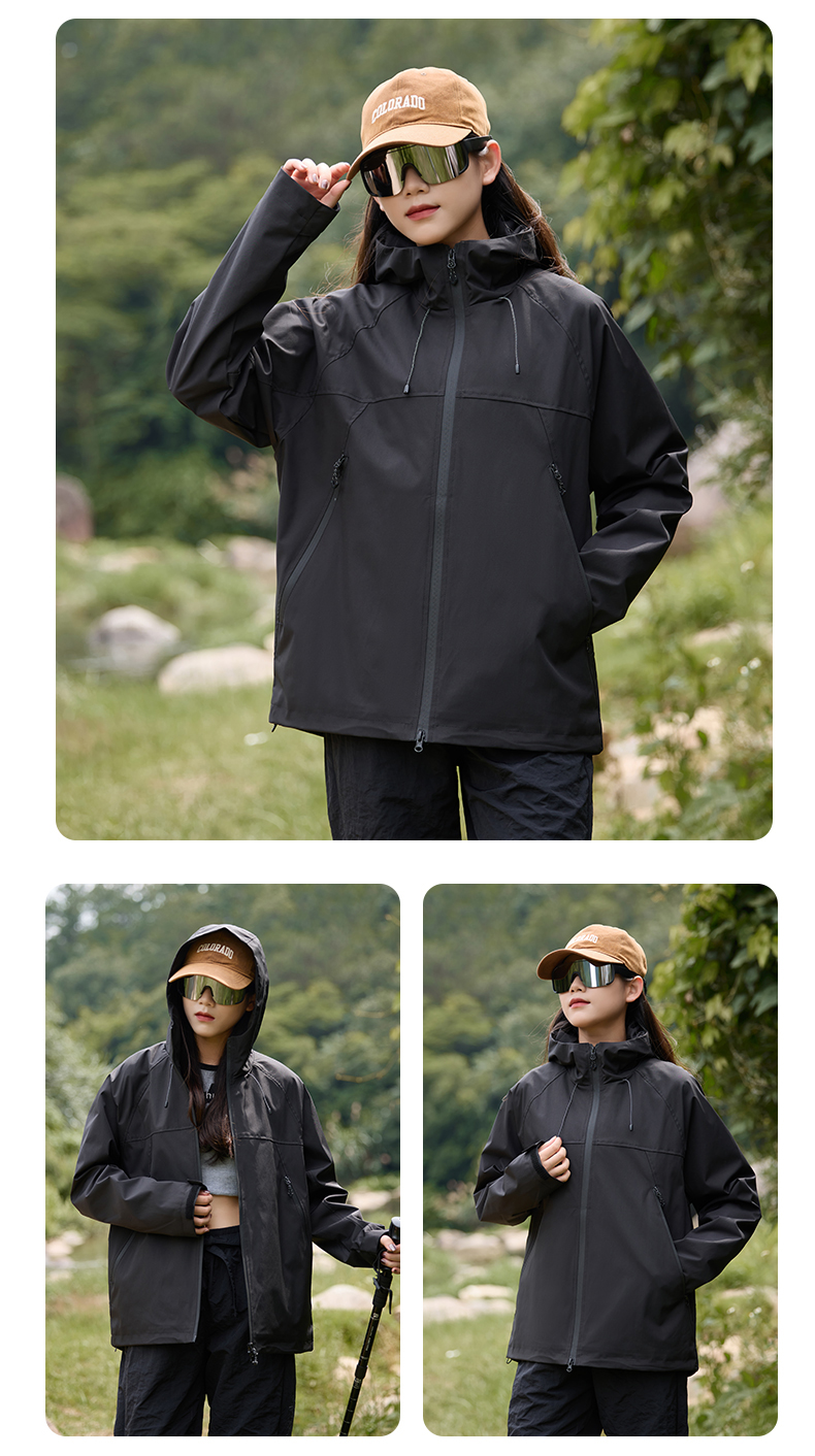 Couple outdoor single layer jacket KL1-6697