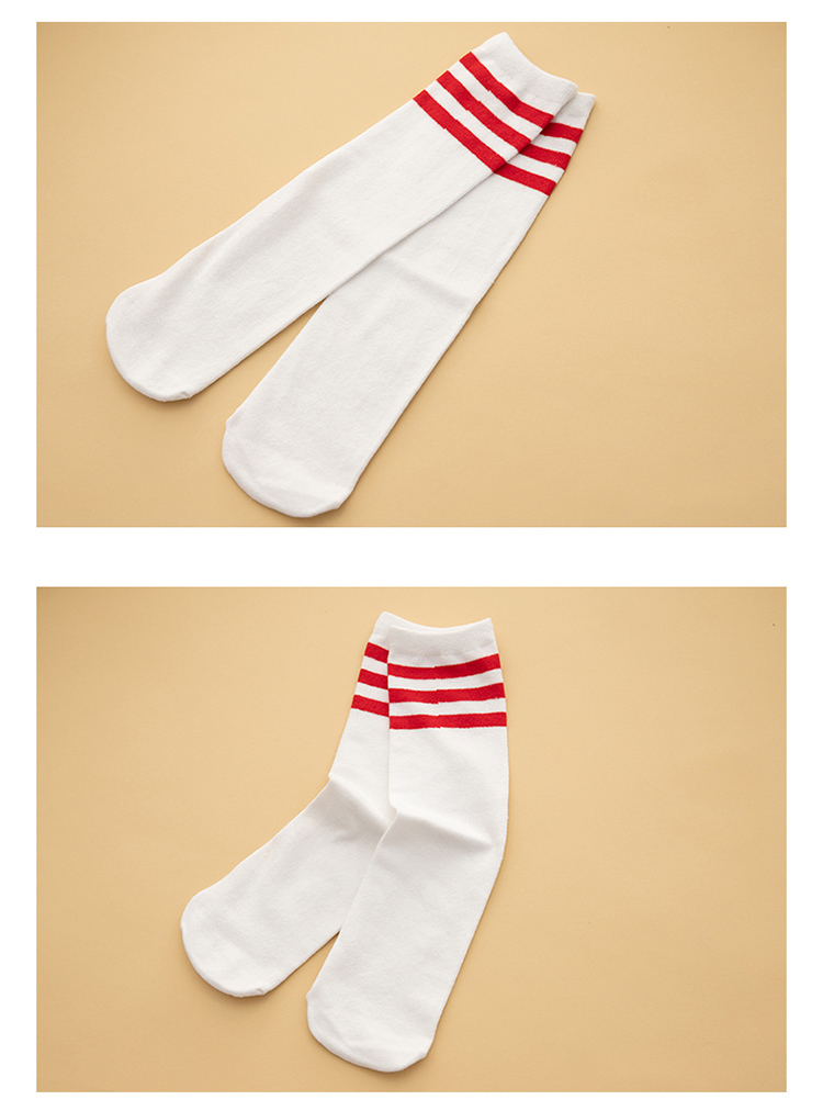 Pure cotton primary school students kindergarten middle tube socks high-end socks 168-C0308001