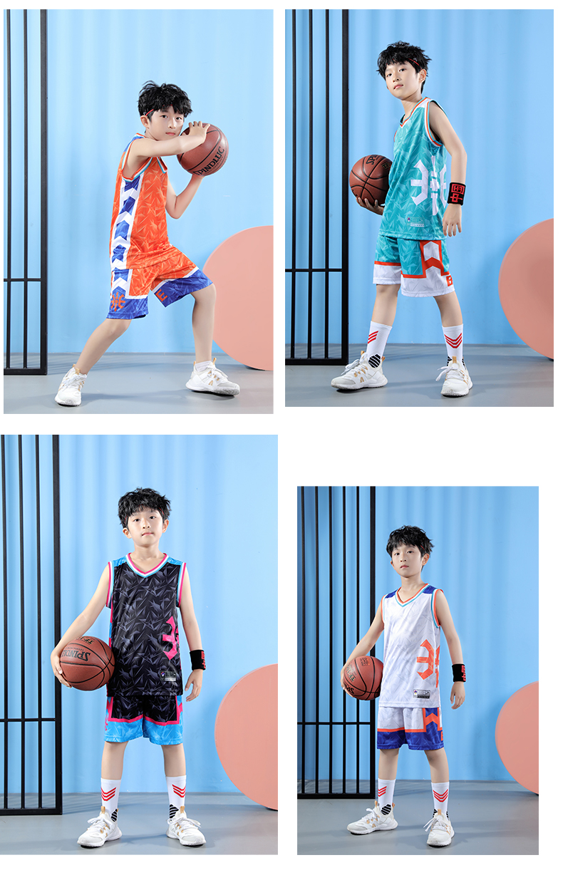 Sports training comfortable breathable basketball suit children suit GY1-218 children clothing