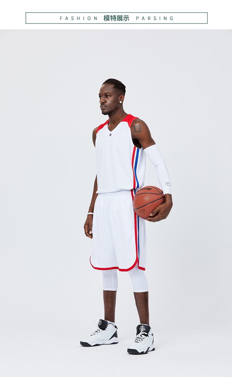 170g cross cloth breathable color matching basketball uniform suit adult GY7-LQ2015 adult