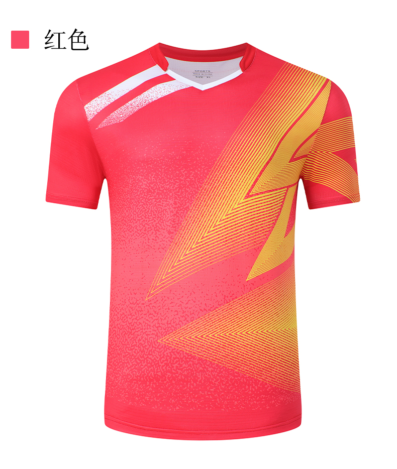 Sports casual breathable short-sleeved tops table tennis badminton suits men 120-1851 men