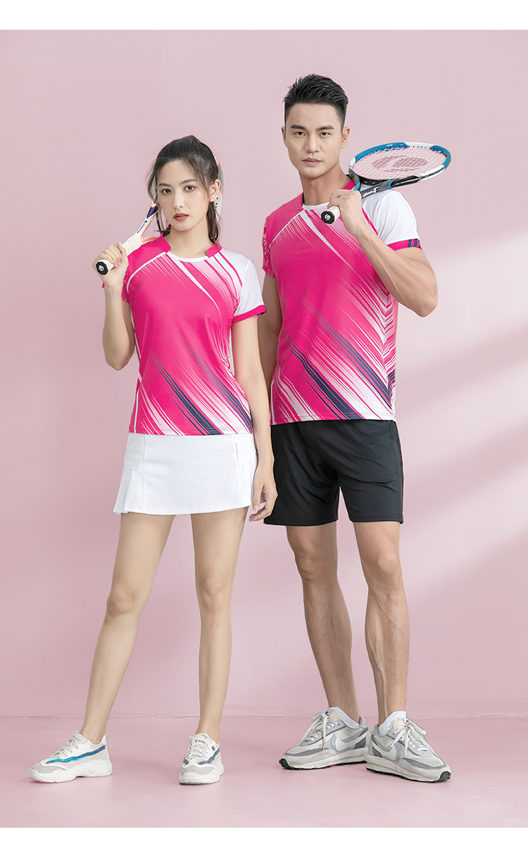 Table tennis, badminton, tennis and volleyball short-sleeved competition training suit GR8-1126 men