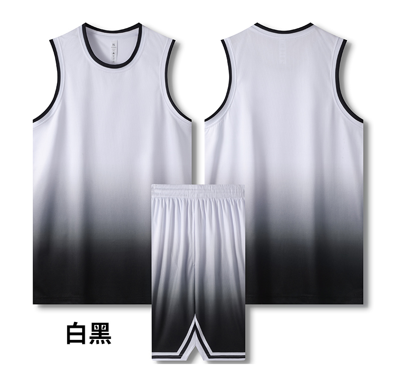 Quick-drying sports gradient basketball suit adult GB12-A017 adult