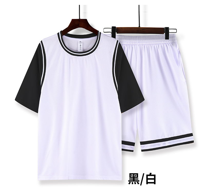 Quick-drying sports fake two-piece basketball suit GB12-A33