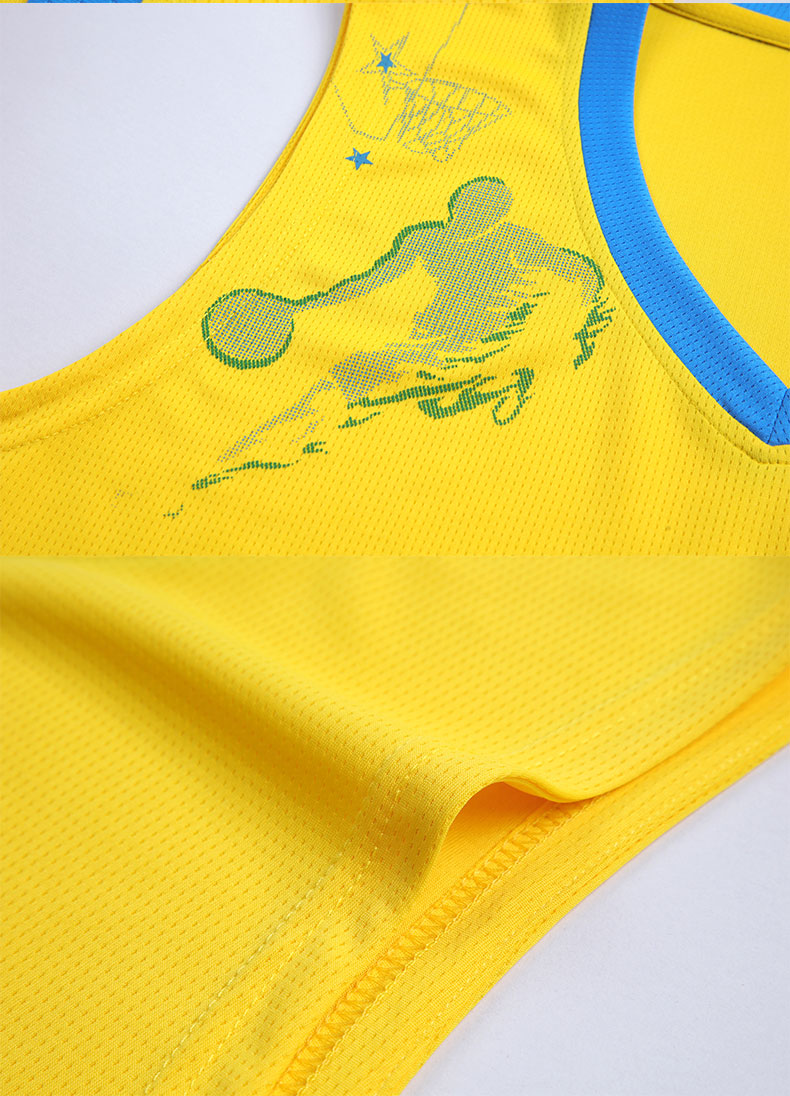 Quick-drying printed basketball suit GJ3-8042 adult version