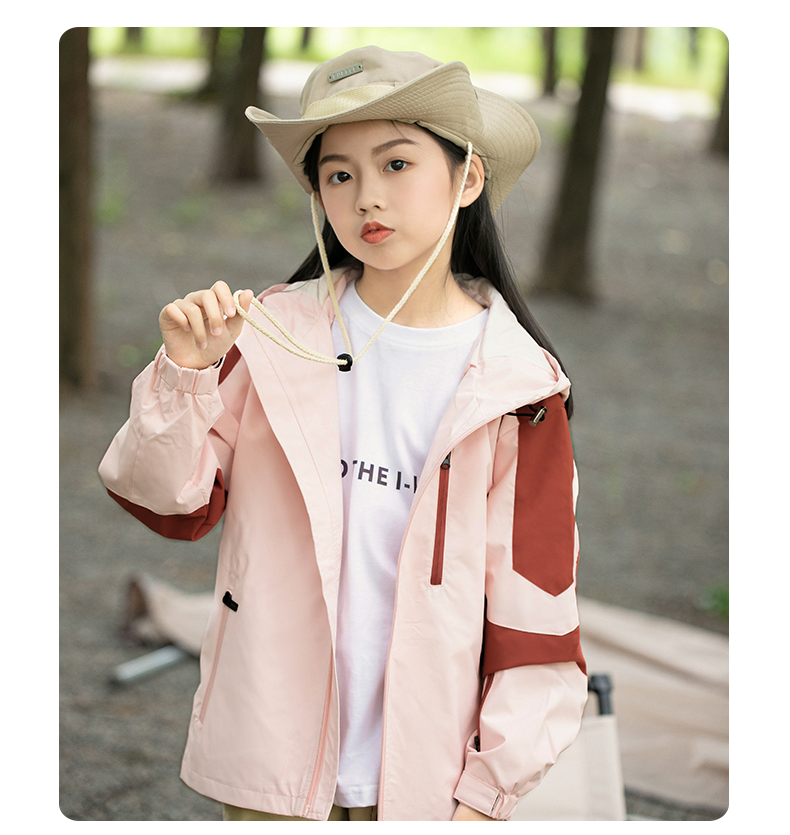 Children outdoor waterproof single-layer jacket KD-1699 children style