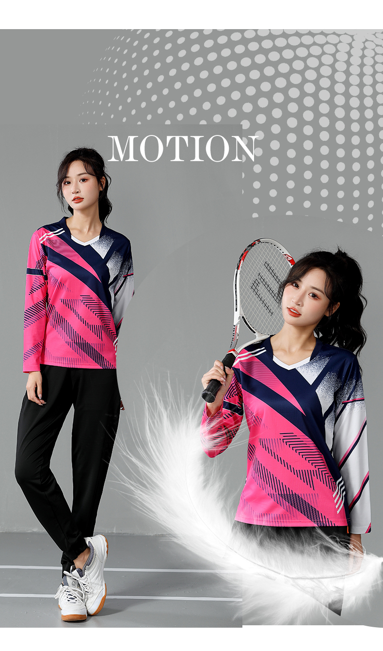 Casual sports breathable tennis training suit top 120-1864 women