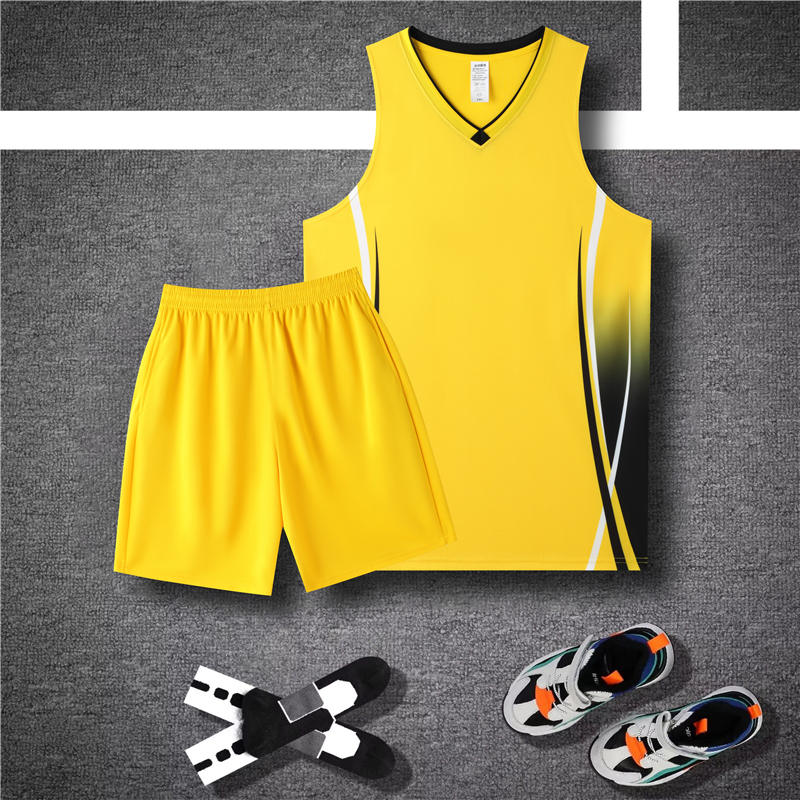 Vertical striped Mitong sports basketball uniform set 120-1931