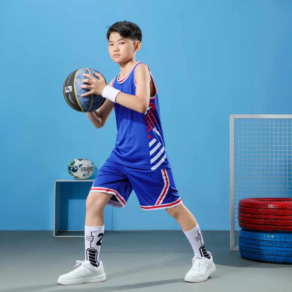 Sports training comfortable breathable basketball uniform adult suit GY1-713