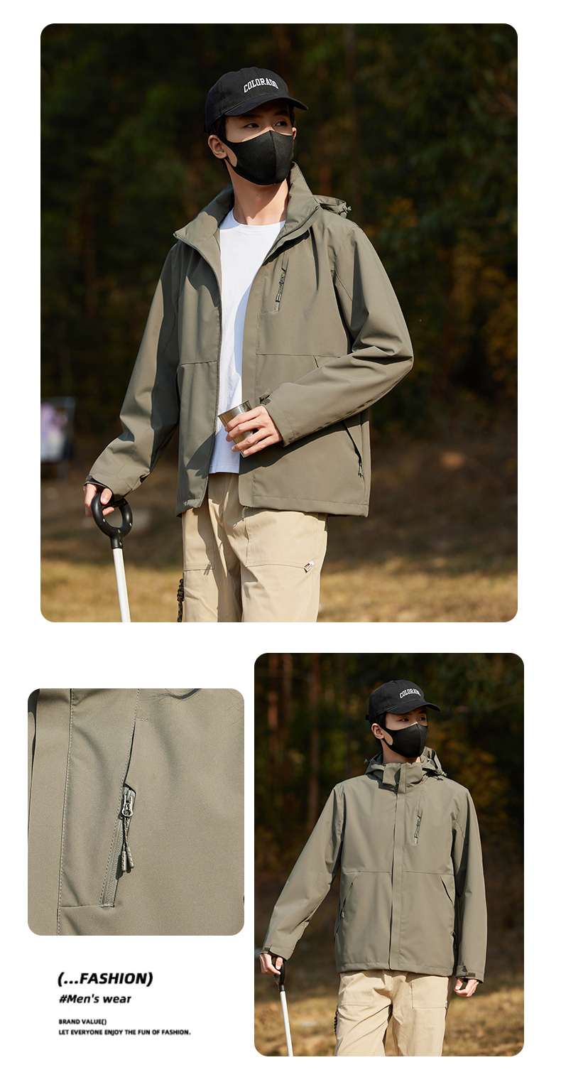 Spring and Autumn Mountain Outdoor Single-layer Jacket KL1-96518 Men